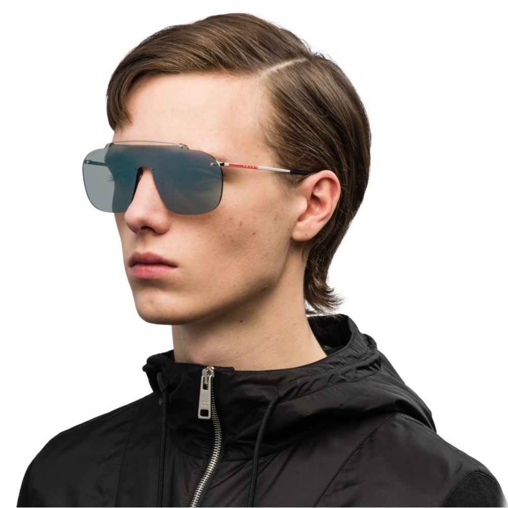 Prada Linea Rossa Shield Sunglasses - Picture 7 of 7